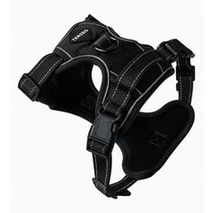 HARNAIS CONFORT POUR CHIEN NOIR