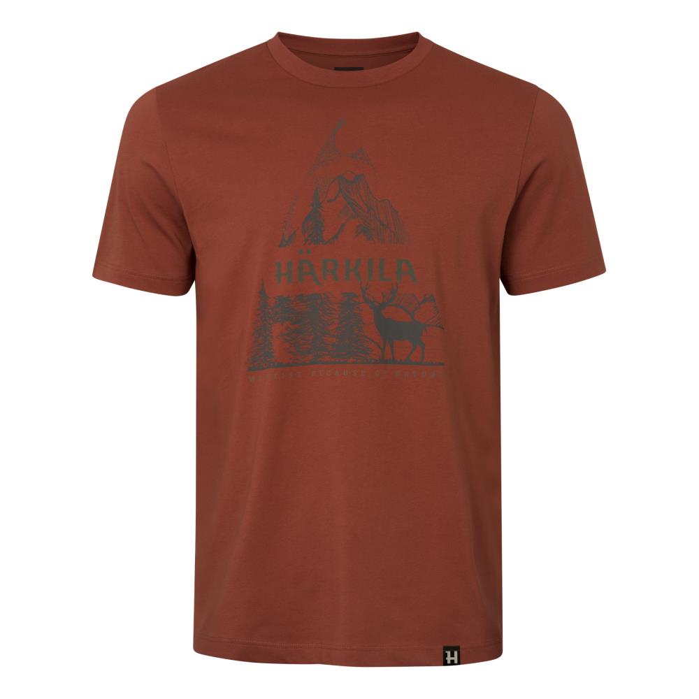 TEE SHIRT NATURE AUTUMN ORANGE