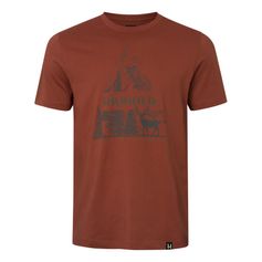 TEE SHIRT NATURE AUTUMN ORANGE