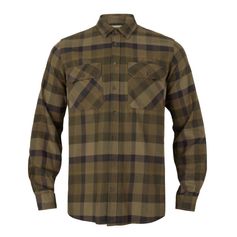 CHEMISE ML ASMUND BEECH GREEN CHECK