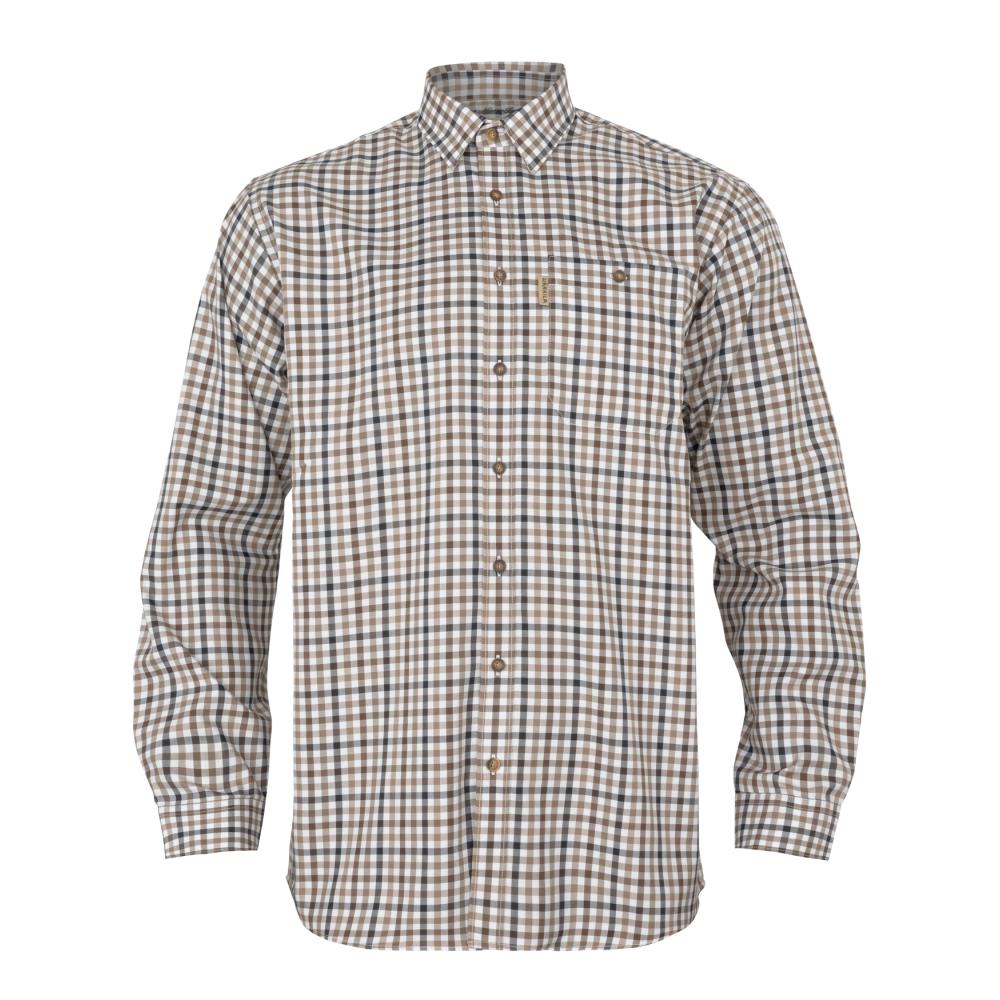 CHEMISE MILFORD BLUE BEIGE CHECK