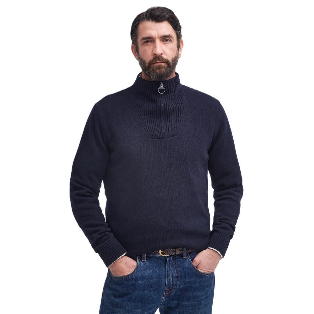 PULL COL ZIP NELSON NAVY