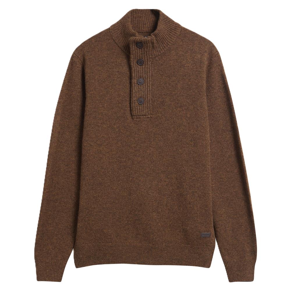 PULL COL BOUTONNE ESSENTIAL BRACKEN