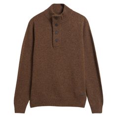 PULL COL BOUTONNE ESSENTIAL BRACKEN