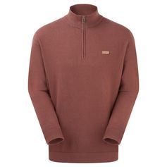 PULL ZIP HARTLAND OXBLOOD