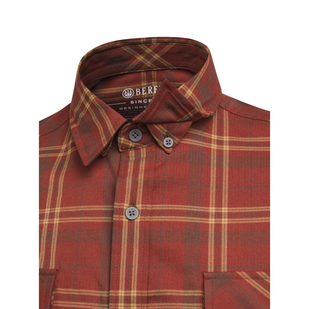 CHEMISE FLANNEL CADET RUSTWOOD