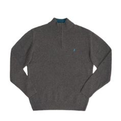 PULL ZIPPE LAMBSWOOL GRIS