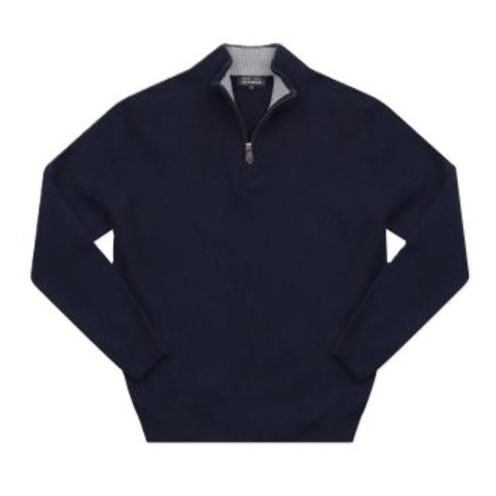 PULL COL ZIP LAINE MARINE