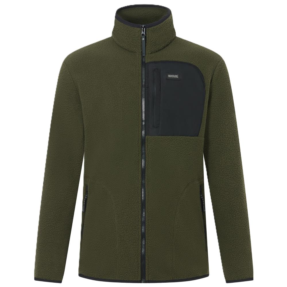 VESTE SHERPA FRANKIE BORG DARK KAKI