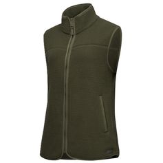 GILET FEMME FRANKIE BORG KAKI