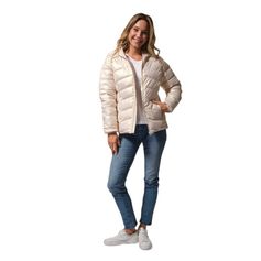 VESTE FEMME DOUDOUNNE MALAGA ECRU