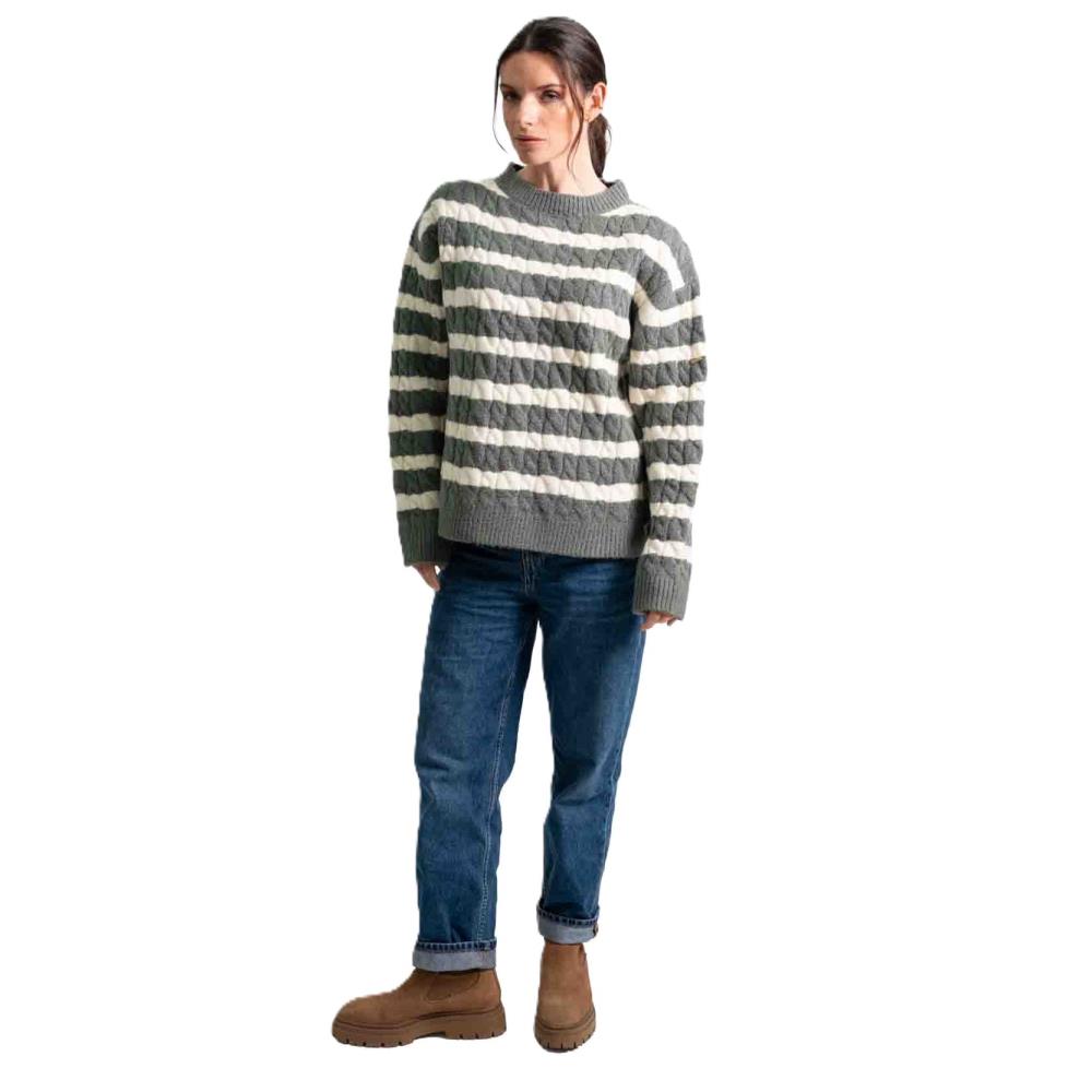 PULL FEMME TORSADE ZAYRA ECRU