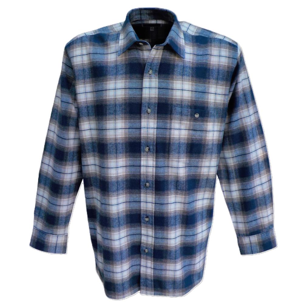 CHEMISE FLANELLE DRISS MARINE