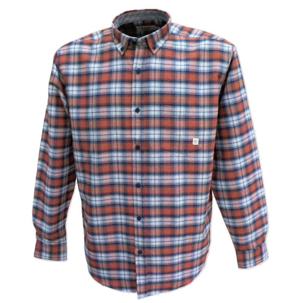 CHEMISE FLANELLE SAKURA BRIQUE