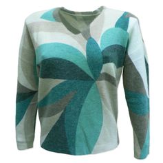 PULL FEMME FISKA FEUILLAGE