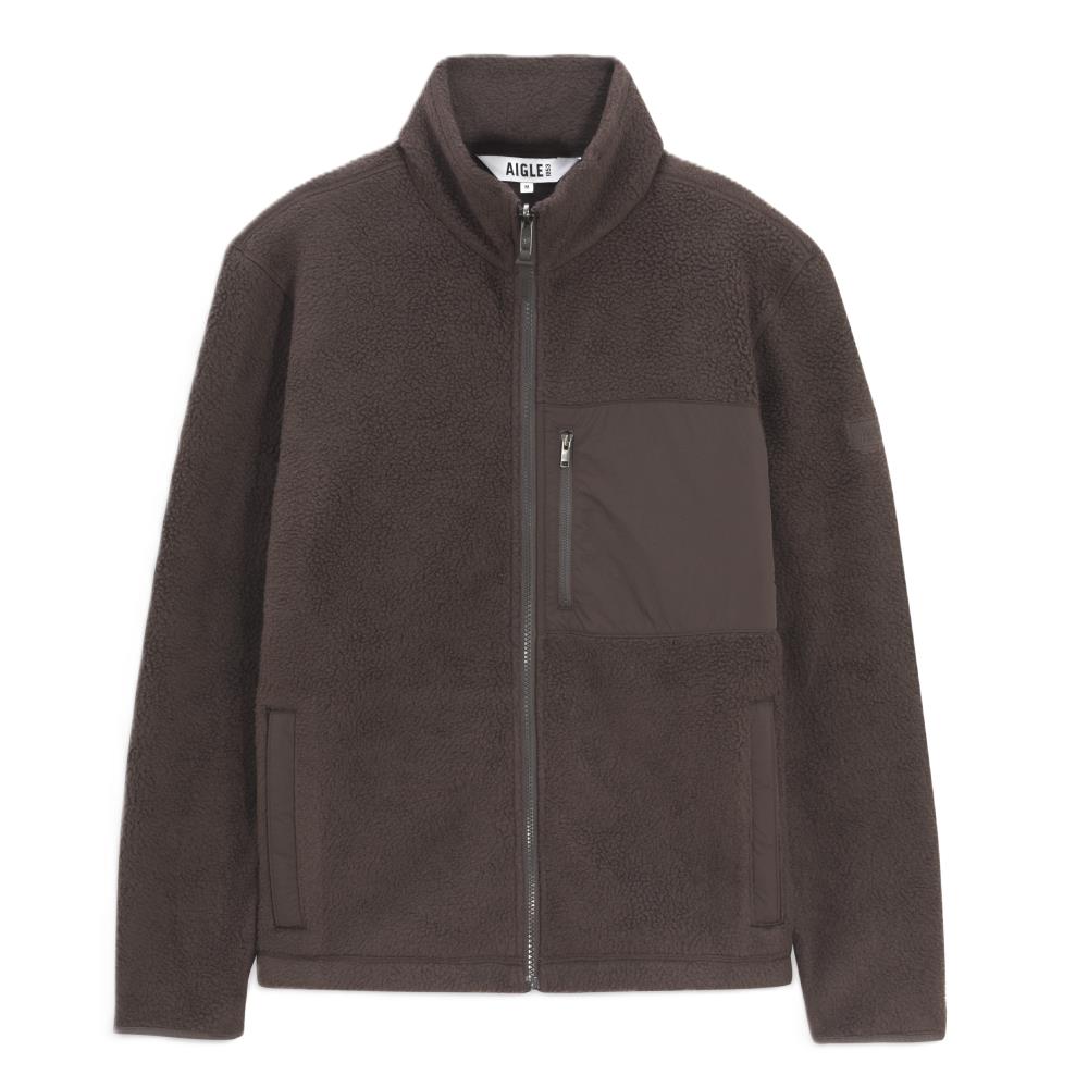 VESTE POLAIRE SHERPA TERRE