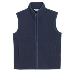 GILET LAINE NAVY