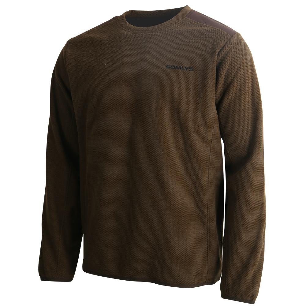 PULL COL ROND CLASSIE MARRON