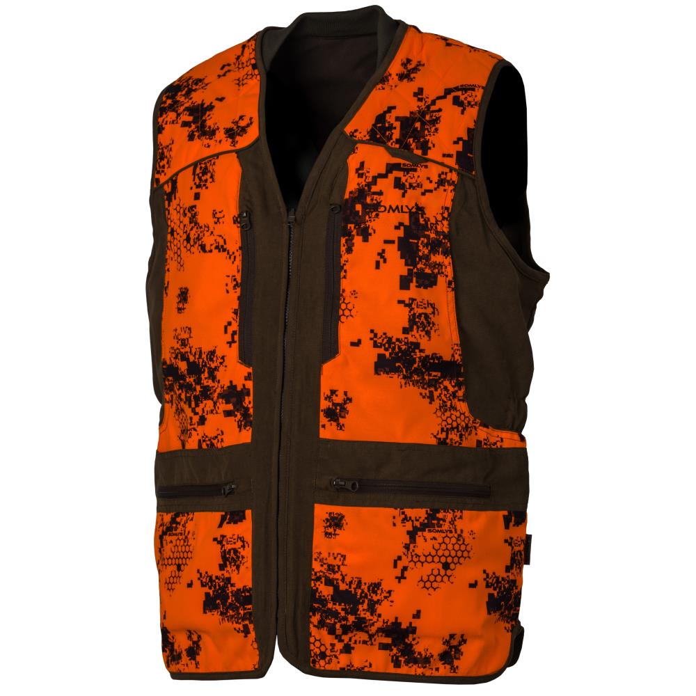GILET REVERSIBLE DIGITAL ORANGE