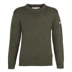 PULL ENFANT COL ROND KAKI