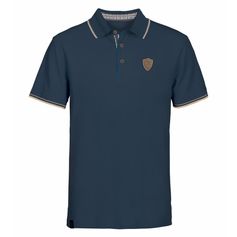 POLO MANCHES COURTES HECTOR BLEU