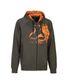 SWEAT FULL ZIP GOLDEN MARRON