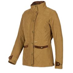 VESTE MATELASSEE FEM HALIFAX CAMEL
