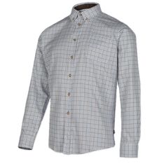 CHEMISE BERKLEY CHECK SAND BLUE