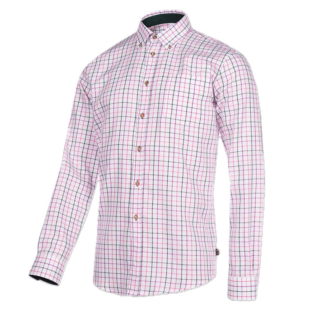 CHEMISE BERKLEY CHECK PURPLE GREEN