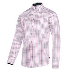 CHEMISE BERKLEY CHECK PURPLE GREEN