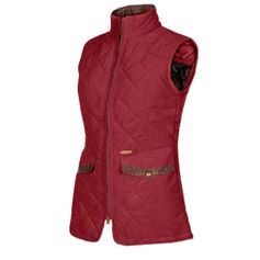 GILET MATELASSE FEM CHESTER BURGUND