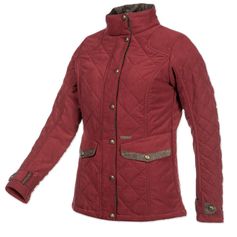 VESTE MATELASSE FEM HALIFAX BURGUN