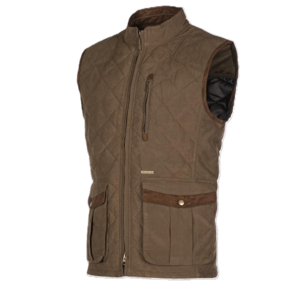 GILET MATELASSE THAMES EARTH BROWN
