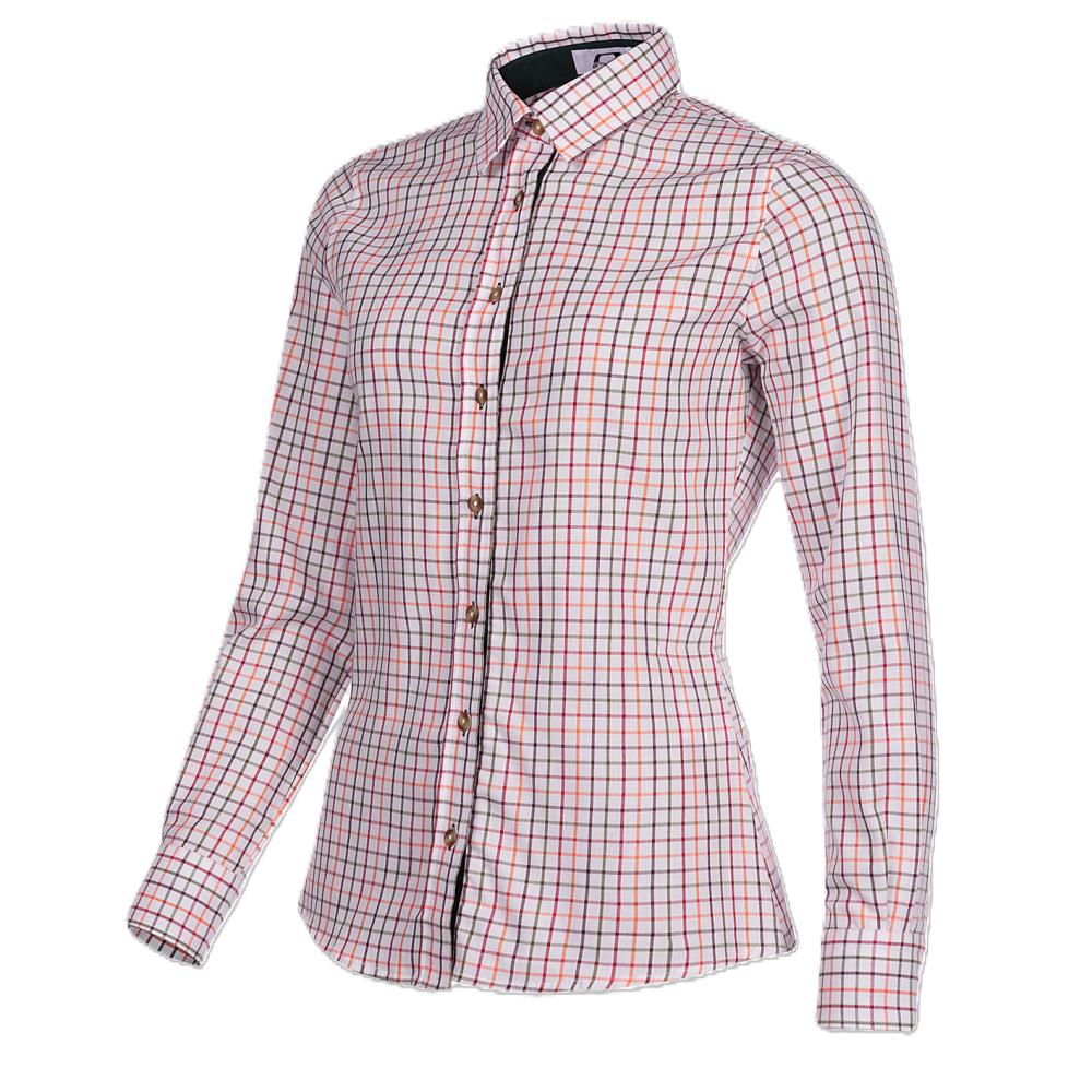 CHEMISE FEMME NINA CHECK RED GREEN