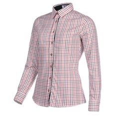 CHEMISE FEMME NINA CHECK RED GREEN