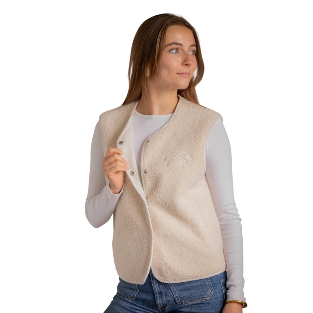 GILET CHARLINE FEMME ECRU