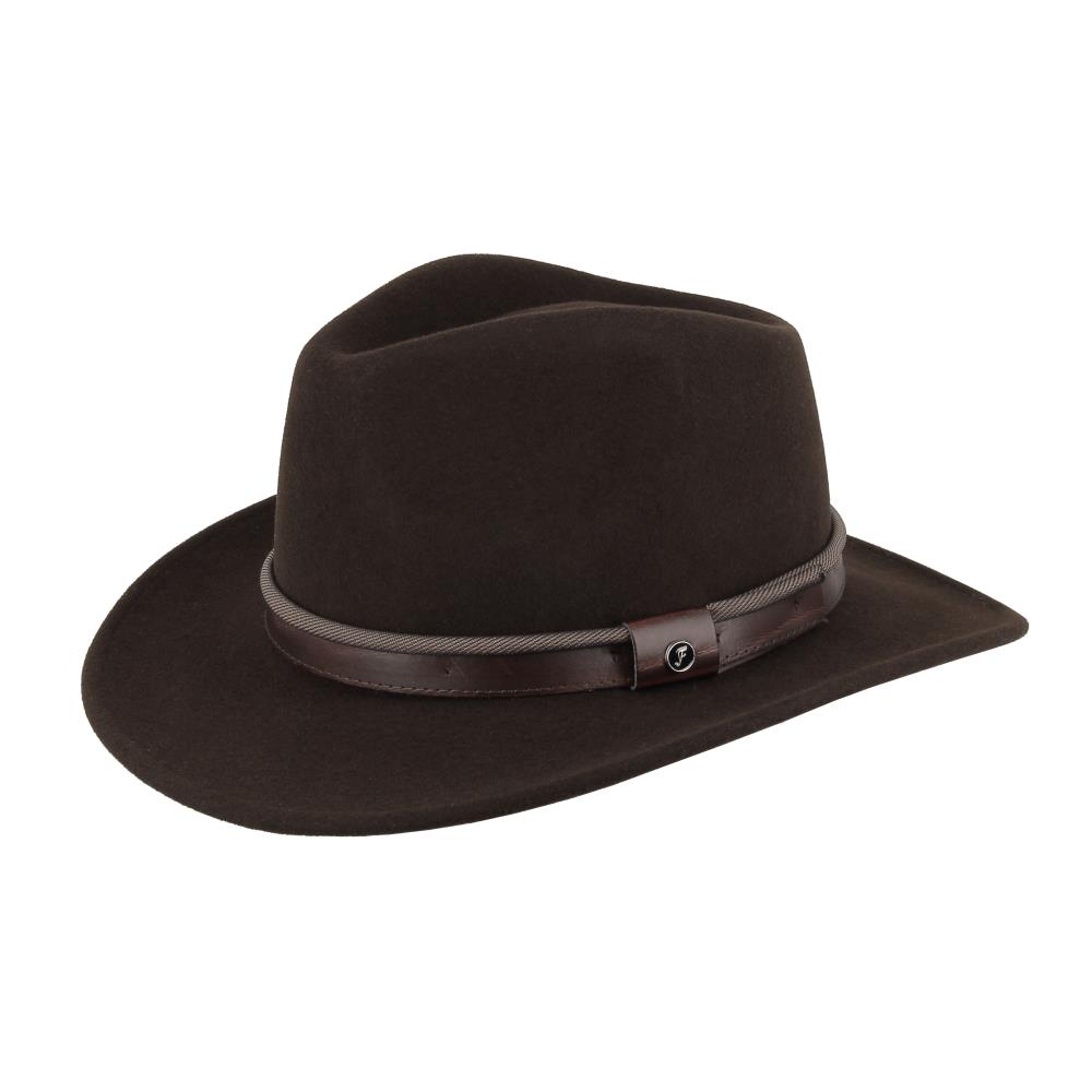 CHAPEAU LAINE MARRON
