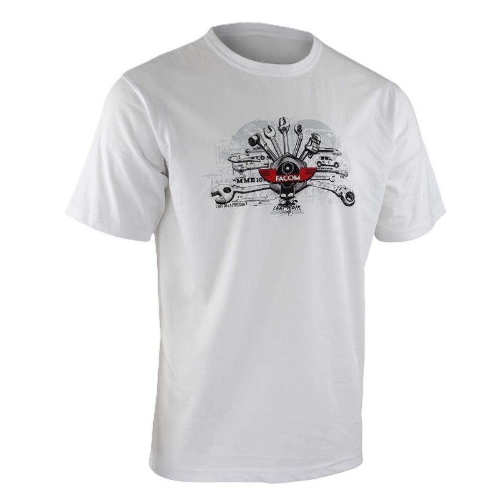 TEE SHIRT MANCHE COURTE WHELL BLANC