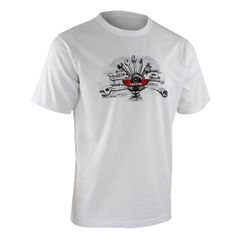 TEE SHIRT MANCHE COURTE WHELL BLANC