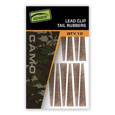 LEAD CLIP TAIL RUBBER EDGES X10