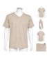 TSHIRT VEGAS COL V BEIGE