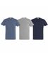 PACK 3 TSHIRT MARINE/GRIS/DENIM