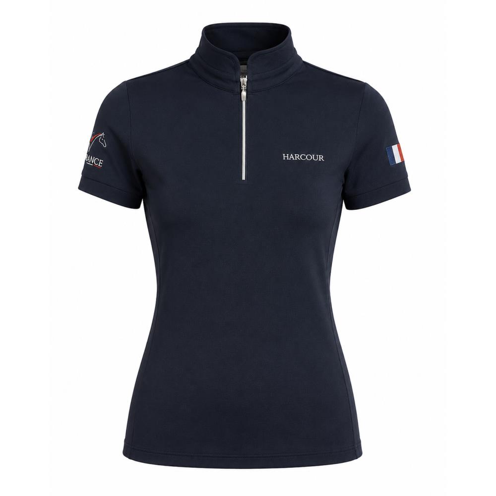 POLO FUEGA FEMME MARINE