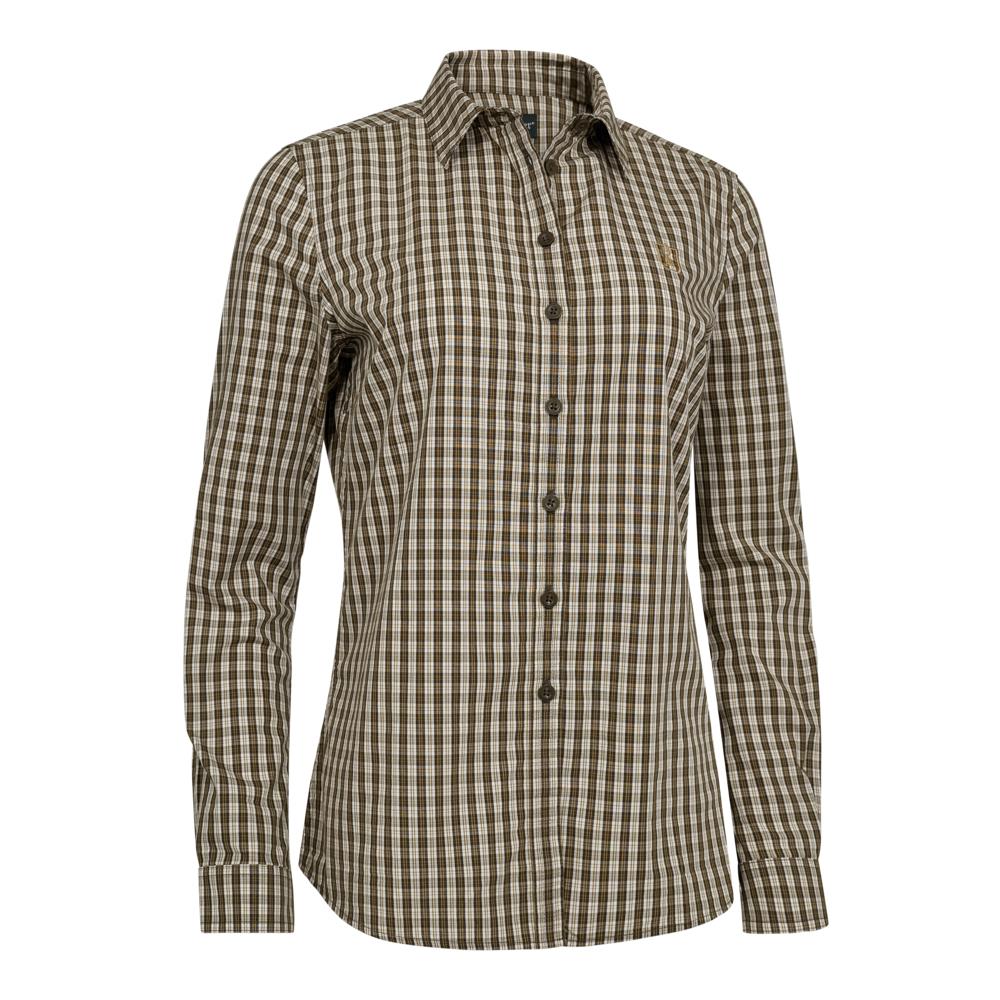 CHEMISE FEMME BRIDGET BROWN CHECK