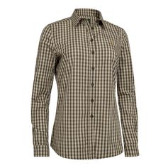 CHEMISE FEMME BRIDGET BROWN CHECK
