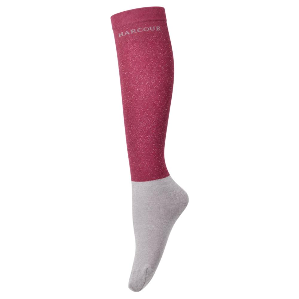 2X CHAUSSETTES VAELA PAILLETTES ROS