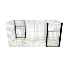 CAGE A CORBEAUX 2 ENTREES 100X50X50