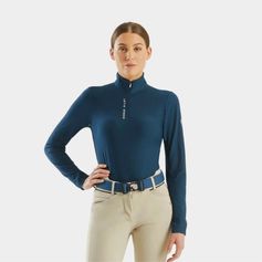 TEE SHIRT SUNTECH FEMME MARINE