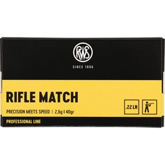 BALLES 22LR RIFLE MATCH X50