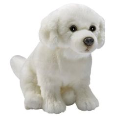 PELUCHE CHIEN DES PYRENEES 30CM